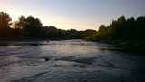 Zachód słońca nad rzeką Ropa w Bieczu # 3